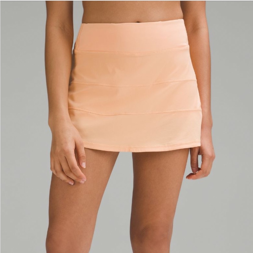 Lululemon Pace Rival Mid-rise Skirt, Long, Summer Glow